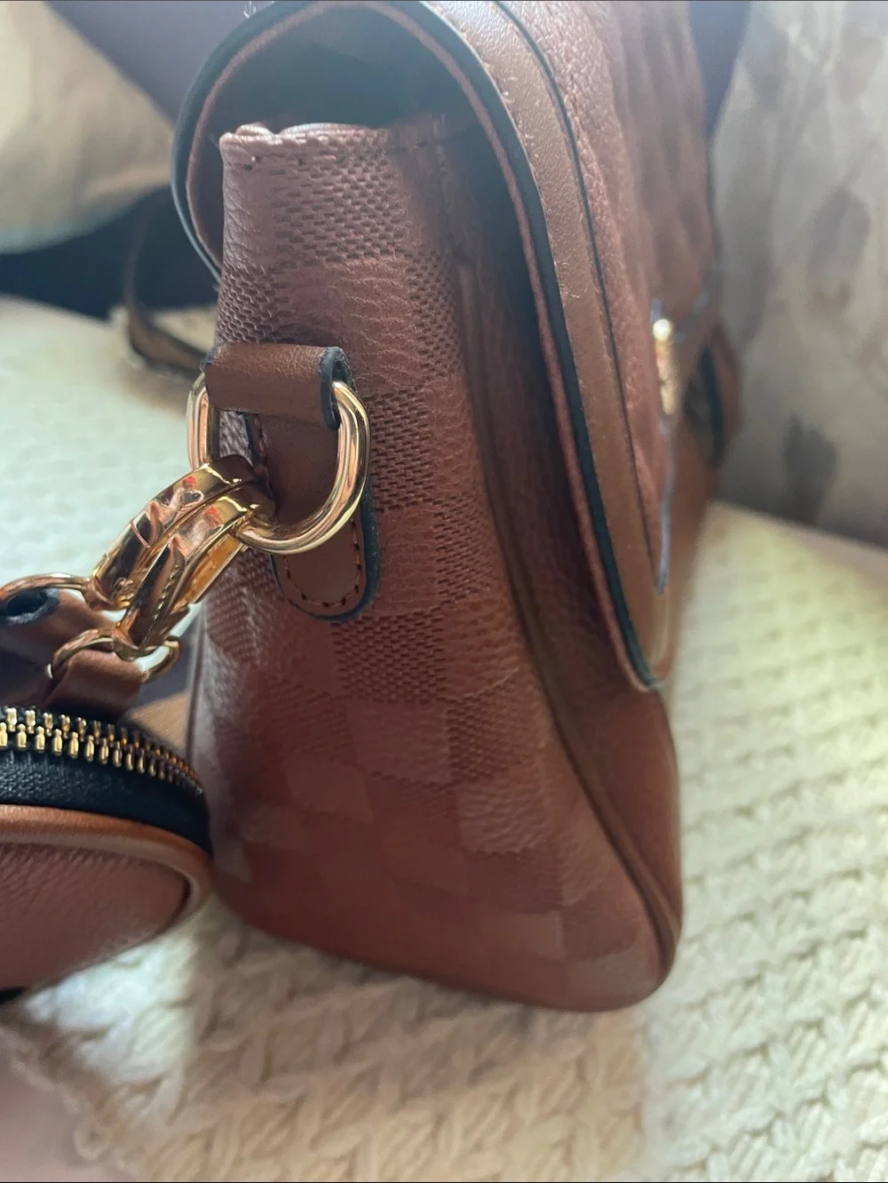 JOLENE COUTURE QUILTED SATCHEL